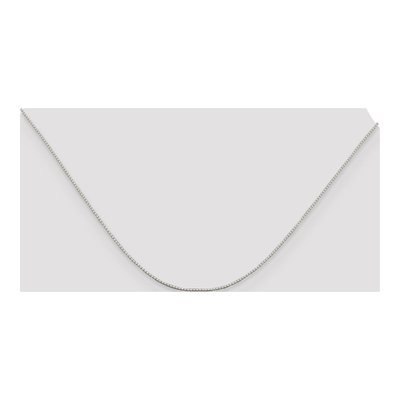 Sterling Silver 0.6mm Mirror Box Chain – view 4