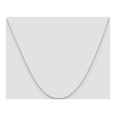 Sterling Silver 0.6mm Mirror Box Chain – view 4