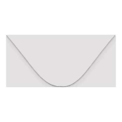 Sterling Silver 0.6mm Diamond-Cut Mirror Box Chain – view 4