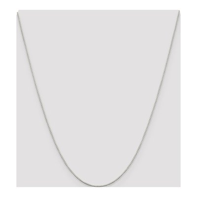 Sterling Silver 0.6mm Diamond-Cut Mirror Box Chain – view 4