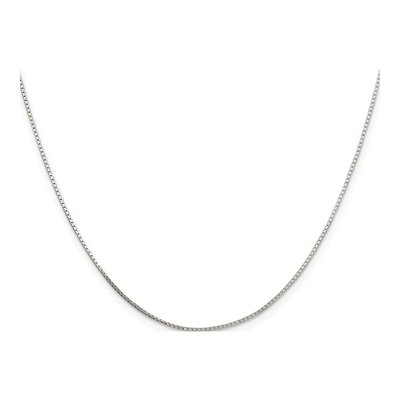 Sterling Silver 0.7mm Mirror Box Chain – view 2