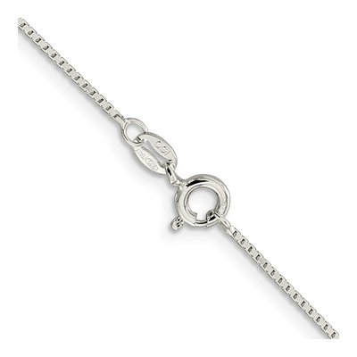 Sterling Silver 0.7mm Mirror Box Chain – view 3