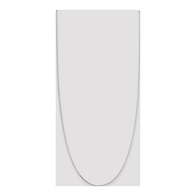 Sterling Silver 0.7mm Diamond-Cut Mirror Box Chain – view 4