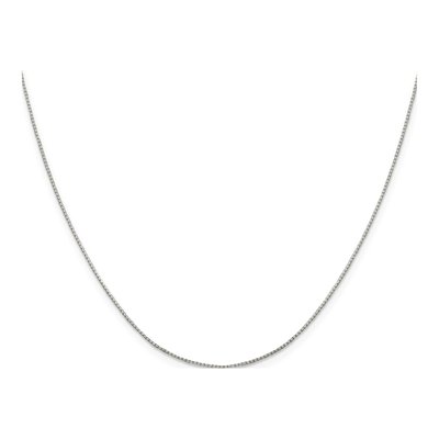 Sterling Silver 0.6mm Mirror Box Chain – view 2