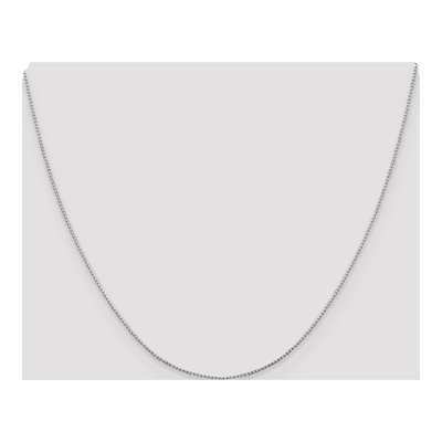 Sterling Silver 0.6mm Mirror Box Chain – view 4