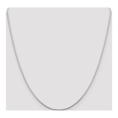 Sterling Silver 0.9mm Mirror Box Chain – view 4