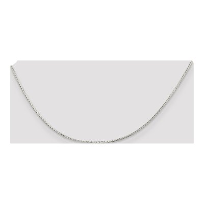 Sterling Silver 1.2mm Mirror Box Chain – view 4