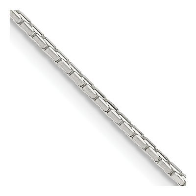 Sterling Silver 1.2mm Mirror Box Chain