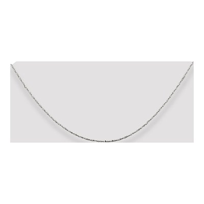 Sterling Silver 1mm Twisted Serpentine Chain – view 4