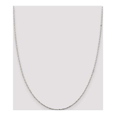 Sterling Silver 1mm Twisted Serpentine Chain – view 5