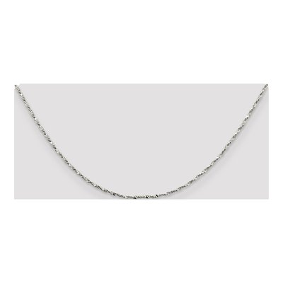 Sterling Silver 1.6mm Twisted Serpentine Chain – view 4