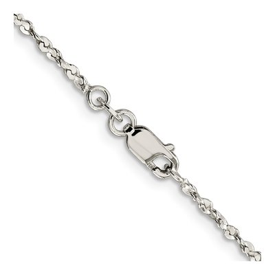 Sterling Silver 1.8mm Twisted Serpentine Chain – view 3