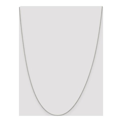 Sterling Silver 1mm Open Curb Chain – view 4