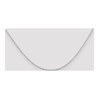 Sterling Silver 1.4mm Flat Oval Cable Chain – view 4