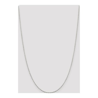 Sterling Silver 1.4mm Flat Oval Cable Chain – view 4