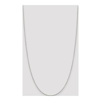 Sterling Silver 1.4mm Flat Oval Cable Chain – view 4