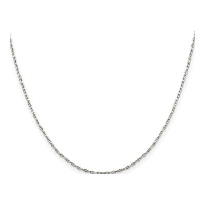 Sterling Silver 1.4mm Flat Oval Cable Chain – view 2