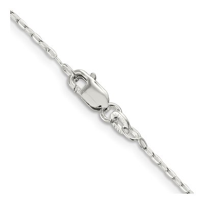 Sterling Silver 1.4mm Flat Oval Cable Chain – view 3