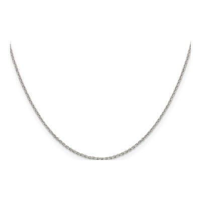 Sterling Silver 1.25mm Diamond-Cut Cable Forzantine Chain – view 2