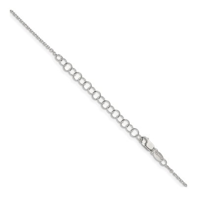 Sterling Silver 1.25mm Diamond-Cut Cable Forzantine Chain – view 3