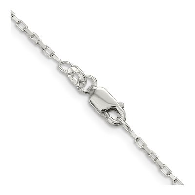 Sterling Silver 1.3mm Elongated Box Chain – view 3