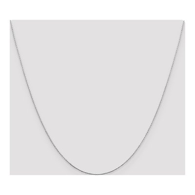 Sterling Silver 0.6mm Oval Box Chain – view 4
