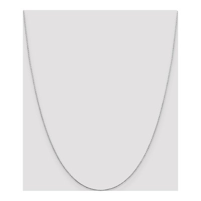Sterling Silver 0.6mm Oval Box Chain – view 4