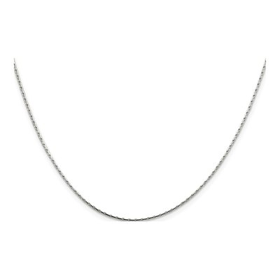 Sterling Silver 1mm Oval Box Chain – view 2