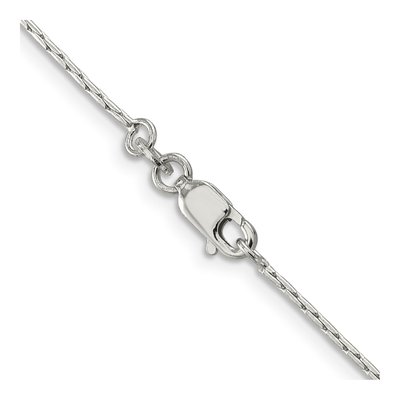 Sterling Silver 1mm Oval Box Chain – view 3