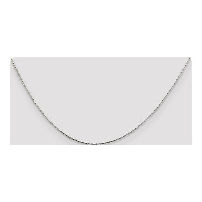 Sterling Silver 1mm Oval Box Chain – view 4