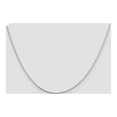 Sterling Silver 1mm Oval Box Chain – view 4