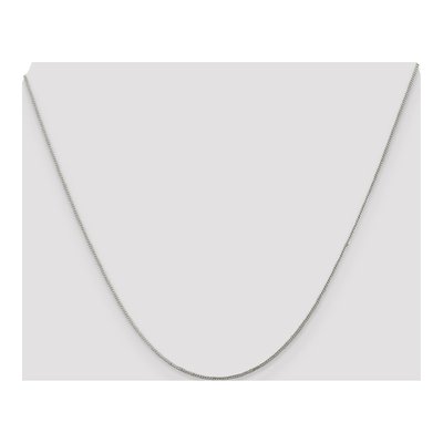 Sterling Silver 0.8mm Curb Chain – view 4