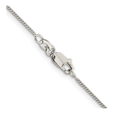 Sterling Silver 1mm Curb Chain – view 3