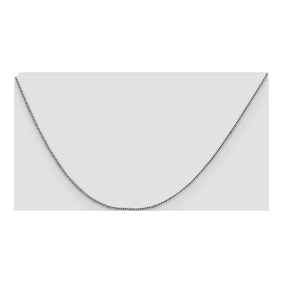 Sterling Silver 1mm Curb Chain – view 4