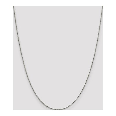 Sterling Silver 1mm Curb Chain – view 4
