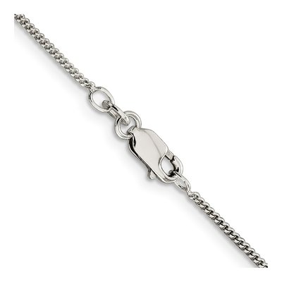 Sterling Silver 1.15mm Curb Chain – view 3
