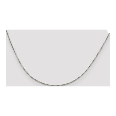 Sterling Silver 1.15mm Curb Chain – view 4