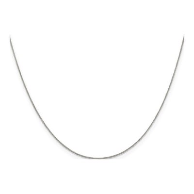 Sterling Silver 0.5mm Curb Chain – view 2
