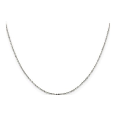 Sterling Silver 1.15mm Flat Cable Chain – view 2