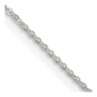 Sterling Silver 1.15mm Flat Cable Chain