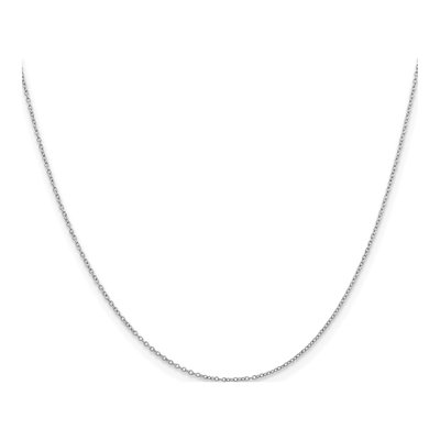 Sterling Silver 1mm Cable Chain – view 2