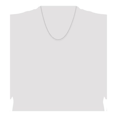 Sterling Silver 1mm Cable Chain – view 4