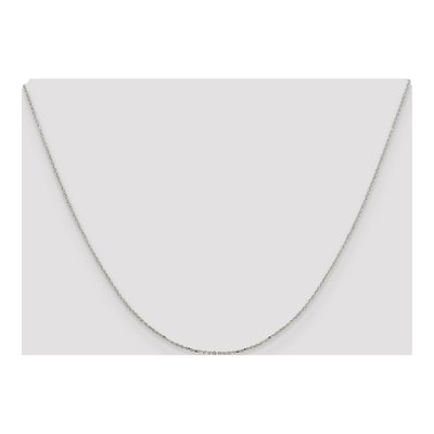 Sterling Silver 1mm Diamond-Cut Cable Chain – view 4