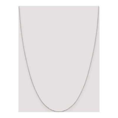 Sterling Silver 1mm Diamond-Cut Cable Chain – view 4