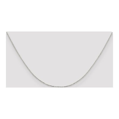 Sterling Silver 1mm Diamond-Cut Cable Chain – view 4