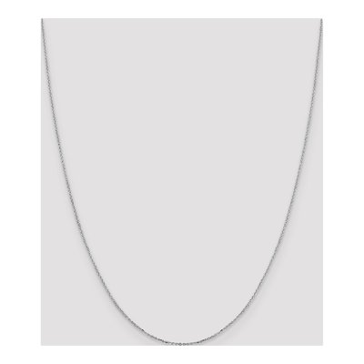 Sterling Silver 1mm Diamond-Cut Cable Chain – view 4