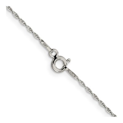 Sterling Silver 1.25mm Rope Chain – view 3