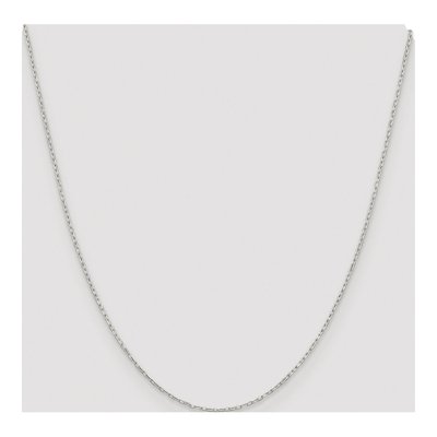 Sterling Silver 1mm Diamond-Cut Cable Chain – view 4