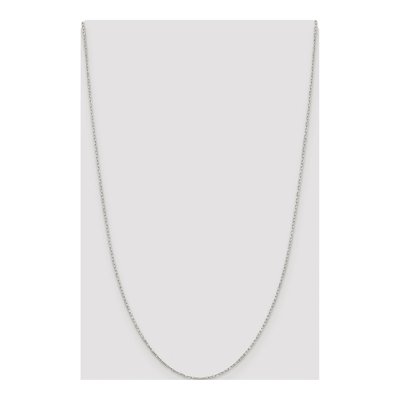 Sterling Silver 1mm Diamond-Cut Cable Chain – view 4