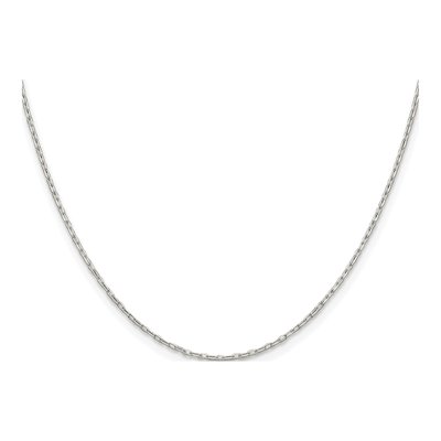 Sterling Silver 1mm Diamond-Cut Cable Chain – view 2